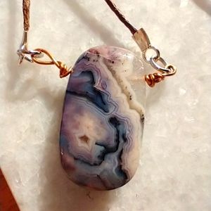 🔮Crazy Lace Agate Necklace